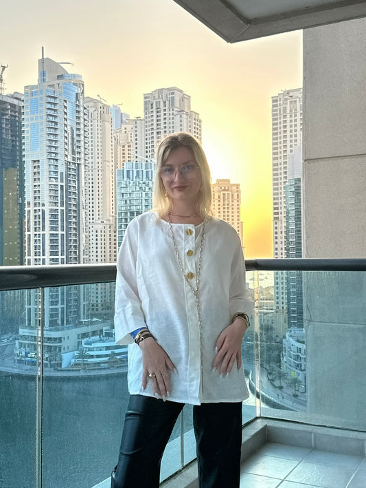 Blouse Dubai - Blanc